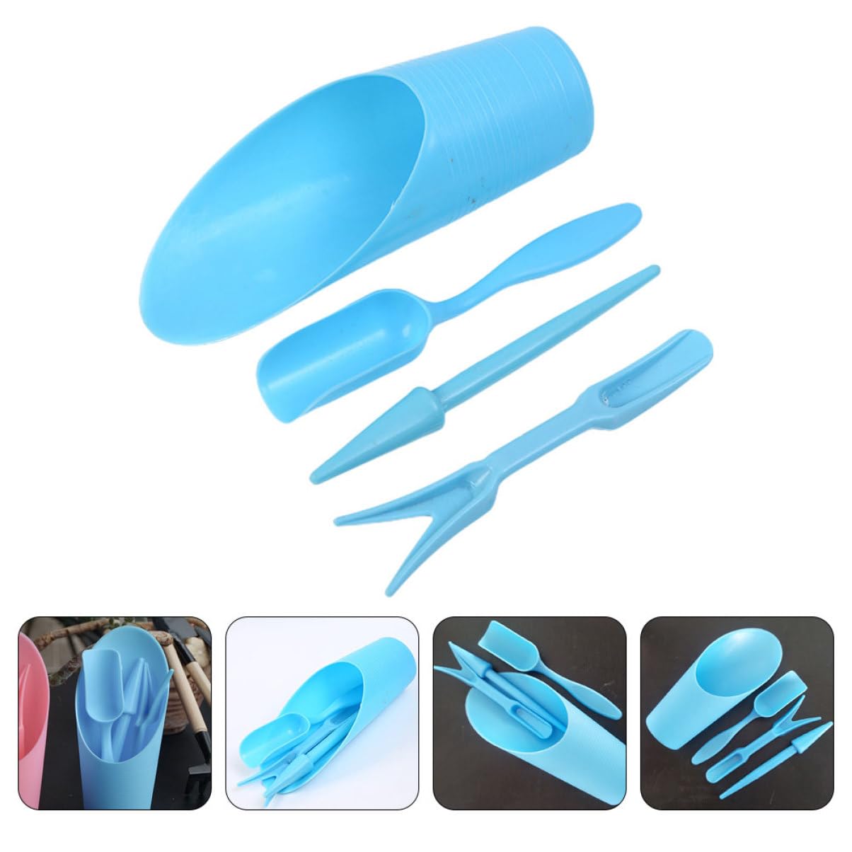 Plant Parent Tools - 4 pz/set, plastica durevole secchio pala