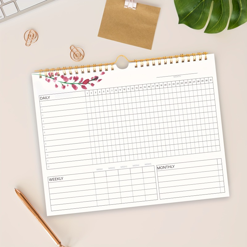 Planned Parenthood - 1pc Abitudine Tracker Calendario Lista delle