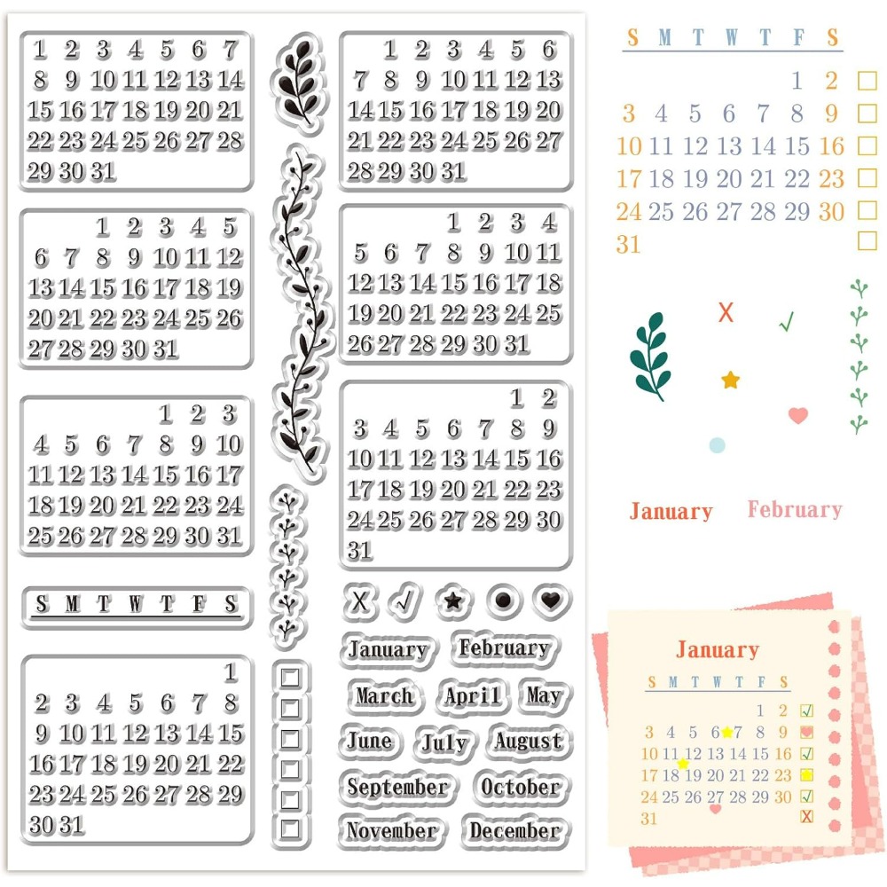 Planned Parenthood - Fogli di timbri trasparenti per calendario,