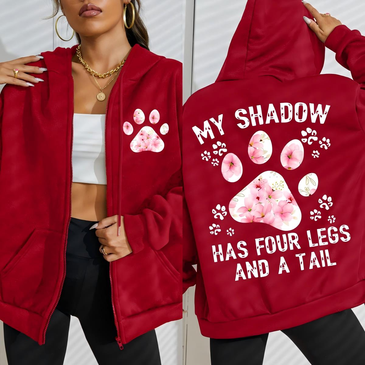 Plant Parent Hoodie - Fiore Gatto Piedi Mia Ombra Ha