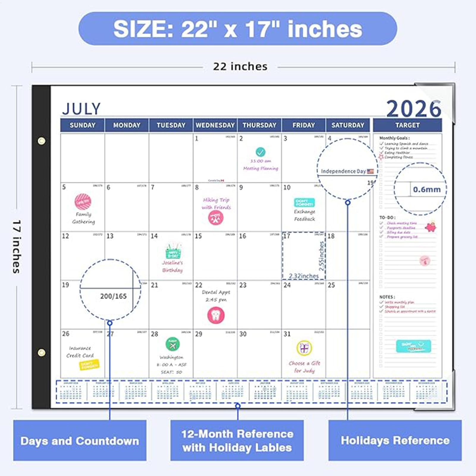 Grande Calendario 2026-2027, A - Planned Parenthood recensione e prezzo